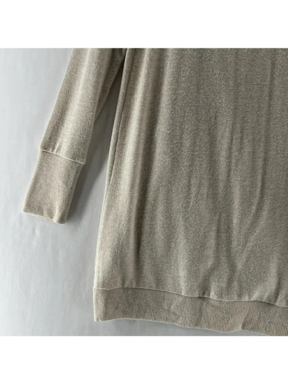 Gibson Open Front Cozy Cardigan Womens S Knit Pockets Long Sleeve Shawl Oatmeal